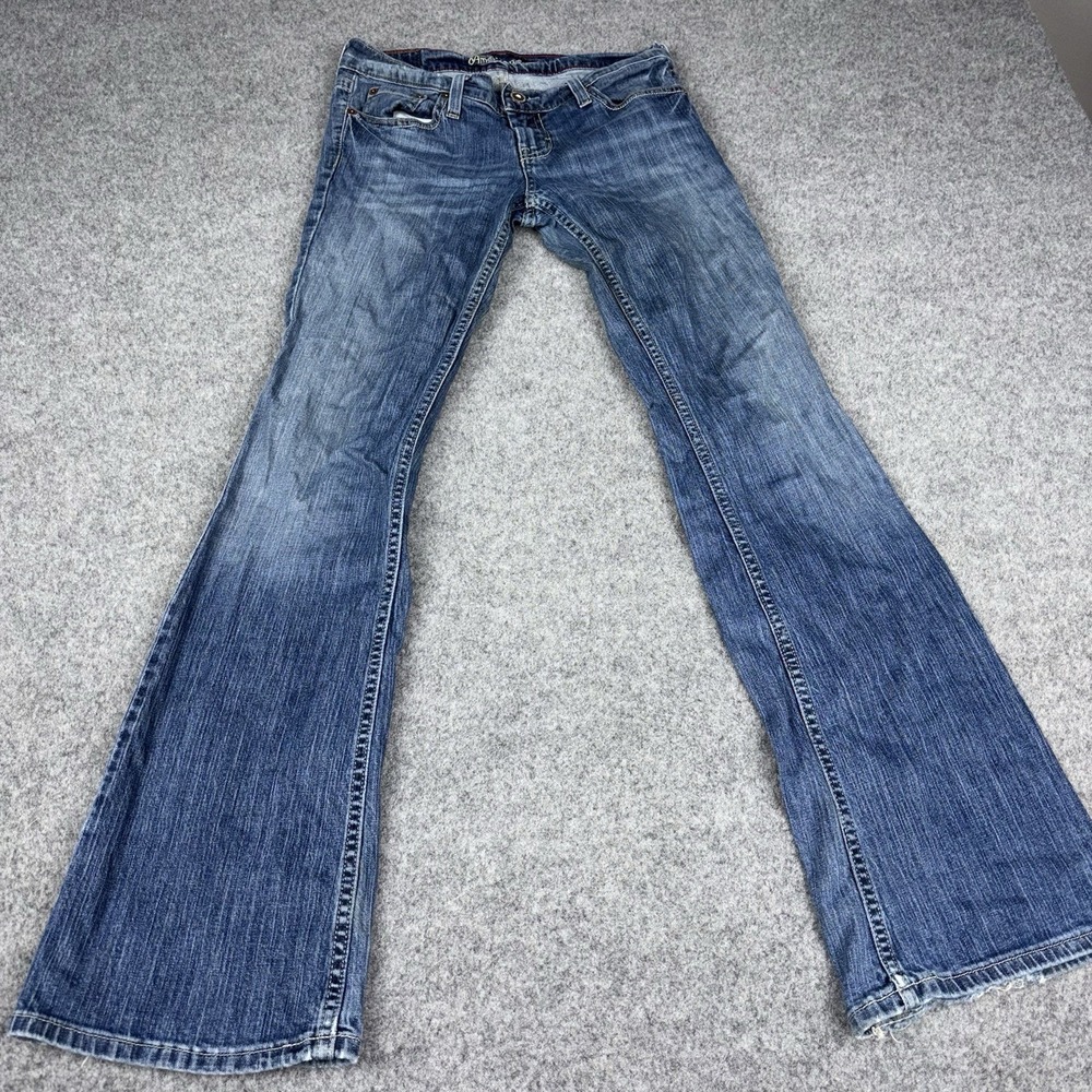 Vintage American Eagle Hipster Jeans Women's 8 Bootcut Flare 30x33 Y2K Denim EUC